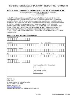 Fillable Online Ag Umass Kerb Sc T O Specialty Herbicideturf