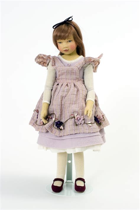 Allison Felt Molded Limited Edition Art Doll By Maggie Iacono