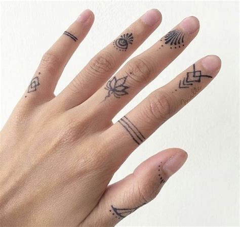 Tatuagens Nos Dedos De 60 Modelos Tatuagens Ideias