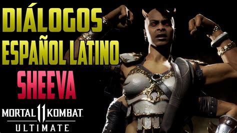 Mortal Kombat 11 Ultimate Diálogos De Sheeva En Español Latino Youtube