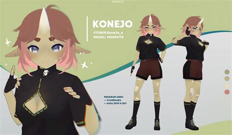 Vroid Commission Konejo By Monphys On Deviantart