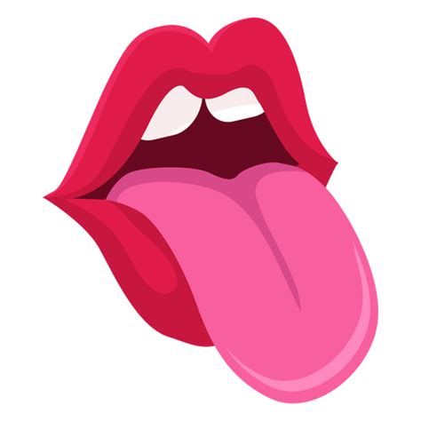 Tongue Out Mouth Filled Stroke Png And Svg Design For T Shirts