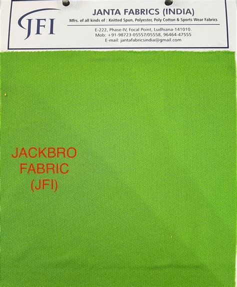 Plain Solids Polyester Jackbro Knitted Fabric Multicolour At 230