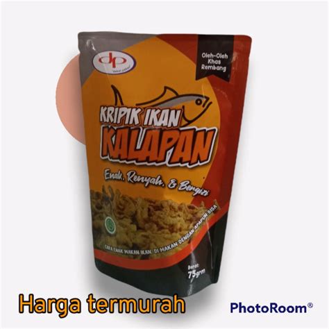 Jual Keripik Ikan Kalapan Oleh Oleh Khas Rembang Shopee Indonesia