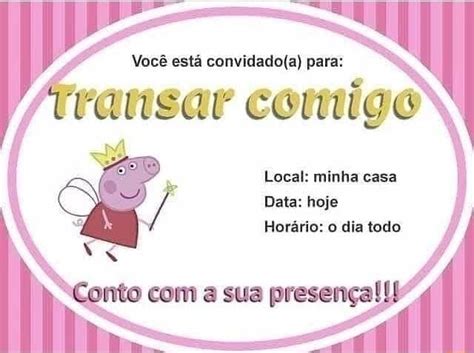 Você está para Transar comigo Local minha casa Data hoje Horário o