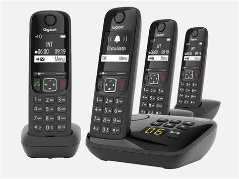 Gigaset AS690A Duo 2 Schnurlose DECT Telefone Mit Anrufbeantworter