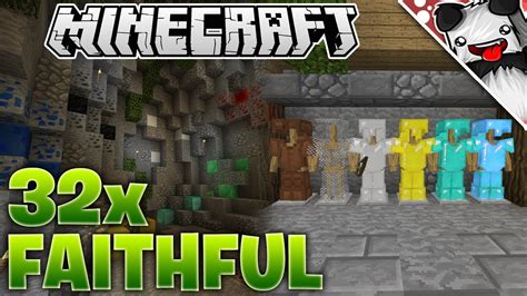 Faithful 32x Texture Pack Minecraft Pebedrock Edition Youtube