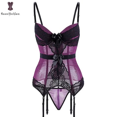 Sexy Lingerie Women Underwear Fish Boned Waist Trainer Transparent