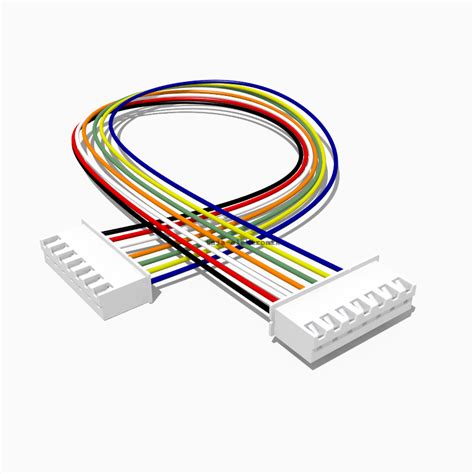 Kabel Mit Zwei JST XH Buchsen 7 Polig 30 Cm AWG 24 UL1007 2 49