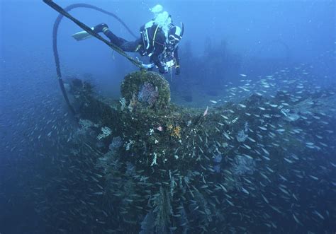 巨大沈没船 愛され30年超 美しい魚礁、海中演出 熱海港沖ダイビングスポット｜あなたの静岡新聞