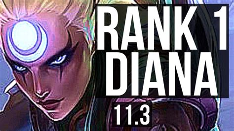 Diana Vs Cassiopeia Mid Rank 1 Diana 916 Legendary 500 Games