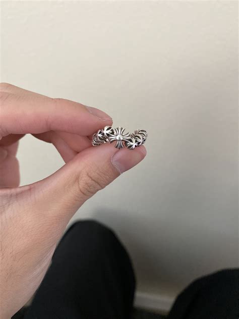 Chrome Hearts [rare] Chrome Hearts Plus Wave Ring Grailed