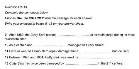 IELTS Reading Sentence Completion Questions IELTS Jacky