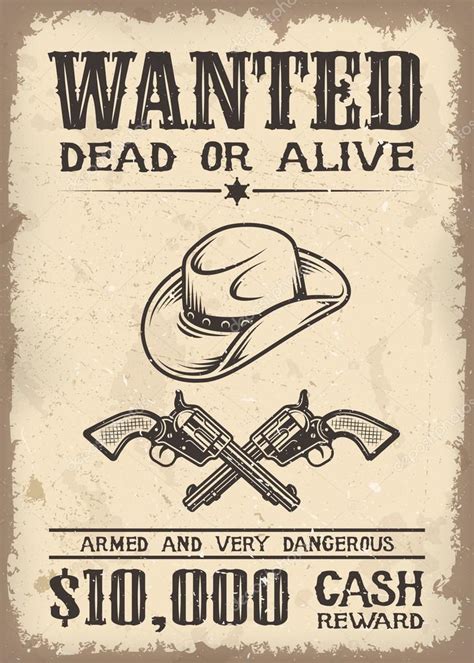 Old Western Wanted Posters