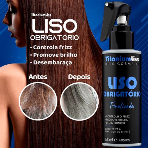 Liso Obrigat Rio Uso Obrigat Rio Protetor T Rmico Titanium Liss Ml