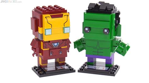 LEGO BrickHeadz Iron Man & The Hulk review! 41590 41592