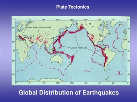 Ppt Plate Tectonics Earthquakes And Volcanoes Powerpoint