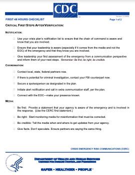 CERC Checklist The Compass For SBC