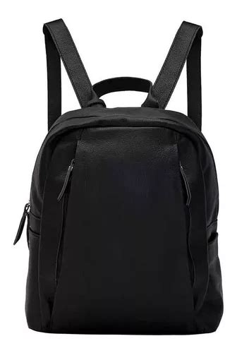 Mochila Coort De Piel Aut Ntica R Pida Color Negro Dise O De