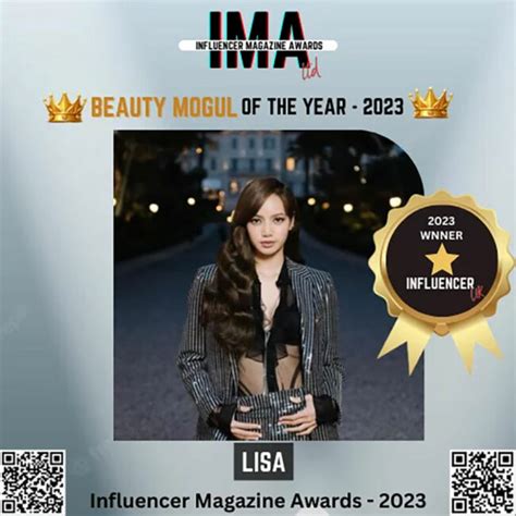 LISA Has Been Crowned The Beauty Mogul Of The Year At The 2023