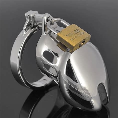 Buy Stainless Steel Male Chastity Metal Cock Cage Metal Cb6000s Penis Sleeve