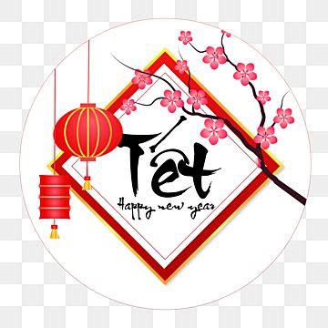 Vietnamese New Year Clipart Transparent PNG Hd, Happy New Year Vietnamese Tet With Peach Blossom ...