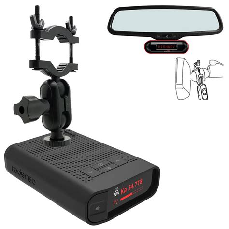 Getuscart Accessorybasics Rear View Mirror Mount For Radenso Ds