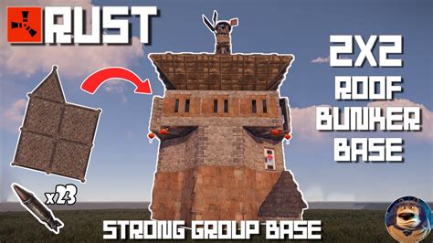 Patched Rust 2x2 Roof Bunker Base Expansion 2022 Boogs Bases