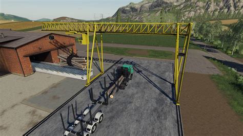 FS19 Wood Crane v1.0.0.0 - Farming Simulator 2025 mod, LS 2025 mod / FS ...