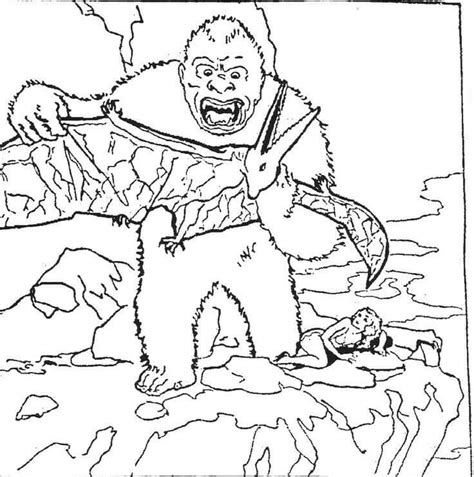 Desenhos De King Kong 7 Para Colorir E Imprimir ColorirOnline