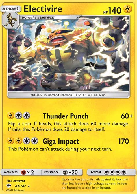 How Much Is A Electivire Pokemon Card Worth - HOWMUCHSG