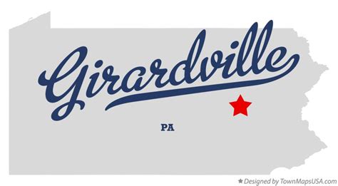 Map of Girardville, PA, Pennsylvania