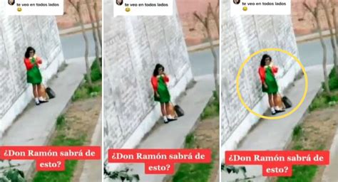 TikTok video viral Perú Chilindrina Huachana es captada en singular