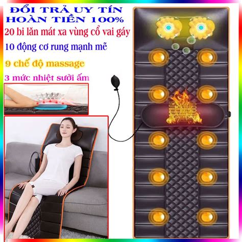 Nệm Massage Toàn Thân Ghế Massage Cổ Vai Gáy Đệm Masage Mang Lại Cho Người Dùng Cả Giác Dễ Chịu