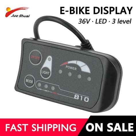 Connecteur d affichage LED 810 pour vélo électrique compteur de