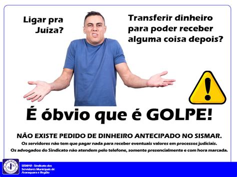 Cuidado estelionatários estão aplicando golpes utilizando o nome do SISMAR