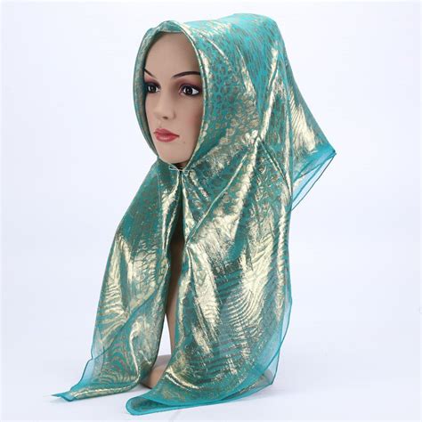 Wholesale Women Muslim Silk Hijab Scarf Long Head Scarf Female Hijab