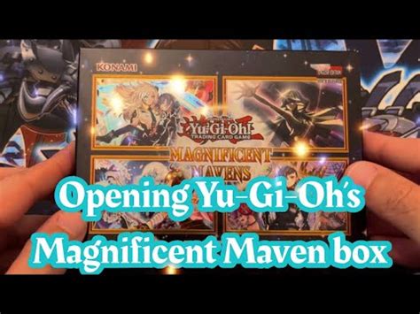 Opening Magnificent Mavens Yu Gi Oh Box Yugioh Opening Yugiohtcg