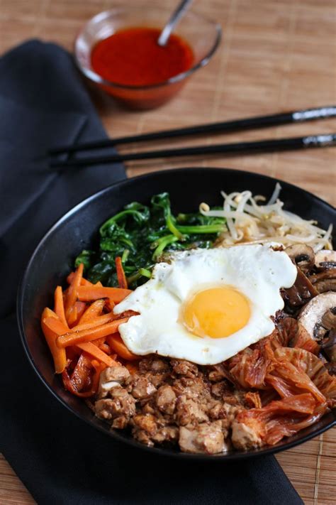 Bibimbap Bowl Coreano Receta De Bibimbap Platos Coreanos Bibimbap