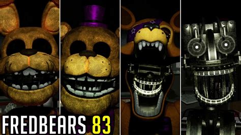 Fredbears 83 Reborn Night 5 Ending All Jumpscares Extras Mode