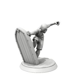 Surfer Pose Made With Hero Forge