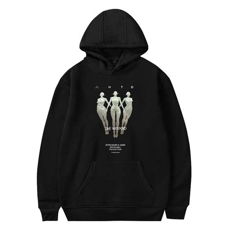 The Weeknd After Hours Til Dawn Tour Ahtd Sorayama Black Hoodie The