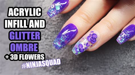 Get Ready to Sparkle: Glitter Ombre Coffin Nails that will Dazzle You!