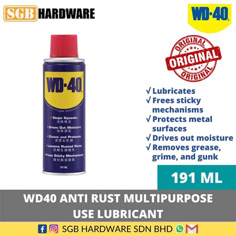 Wd40 Lubricant Specialist Aircond Cleaner Chain Lube Dry Lube