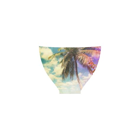 Prismatic Palm Pink Custom Bikini Swimsuit ID D390695