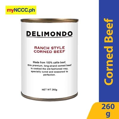 delimondo corned beef original ranch style  palawan mall