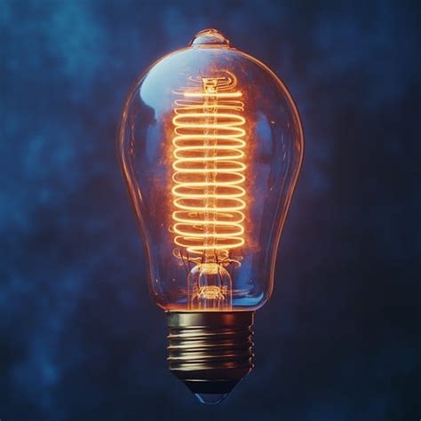 lonely illuminated bulb image   stockcake