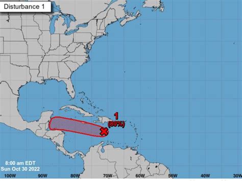 Crece probabilidad de formación de depresión en Caribe Afectará al país