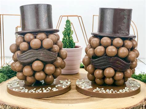 Steam Punk Malteser Chocolate Novelty Head With Top Hat And Moustache Chocolate Ts In The Uk