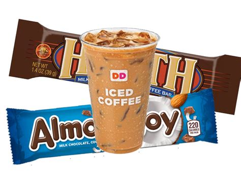 Dunkin Donuts Adds New Almond Joy And Heath Bar Iced Coffee Flavors